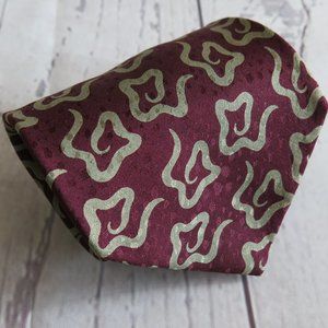 Giorgio Armani Cravatte Multicolor Print 100% Pure Silk Neck Tie